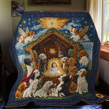Rynx | Christmas Dog Angel Quilt