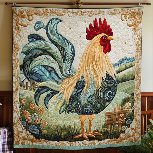 Rynx | Majestic Farm Rooster Quilt