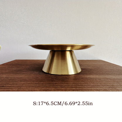 Rynx | SteelTray - Stainless Steel Large Serving Tray | For Fruit, Cakes & Snacks