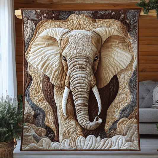Rynx | Regal Elephant Quilted Blanket