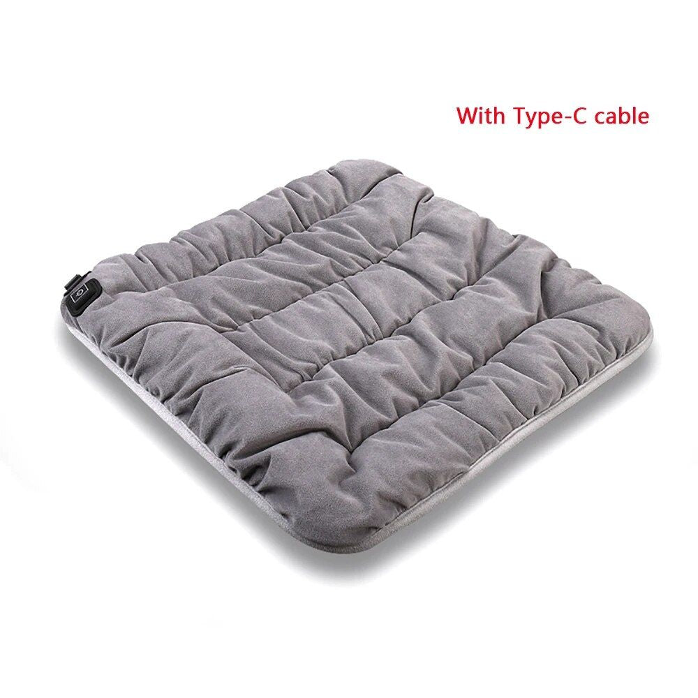 Rynx | 3-Level Adjustable Electric Heating Pad - Comfortable Body Warmer for Chair and Car