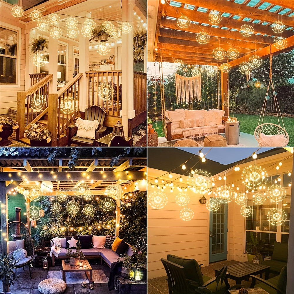 Rynx | SolarGlow - Solar Energy LED Garden Lighting with 90 Warm White LED Lights