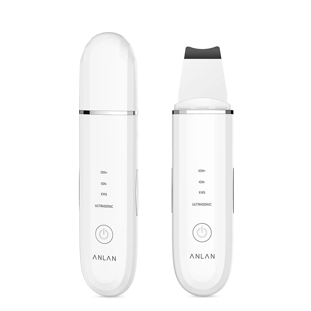Rynx | Ultrasonic Skin Scrubber | Deep Cleansing Facial Peeling Spatula | Pore and Blackhead Removal Tool