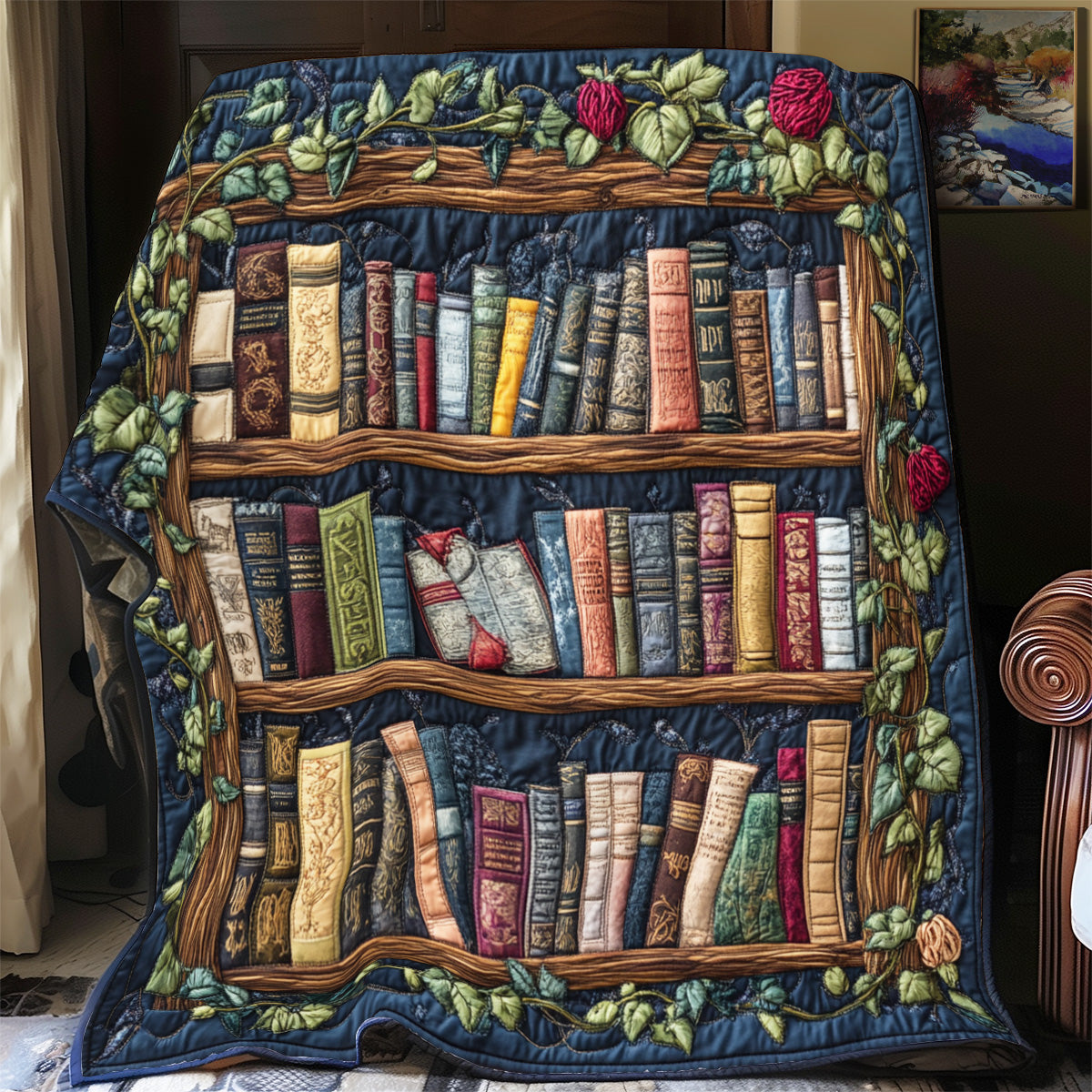 Rynx | Bookshelf Treasures Quilt