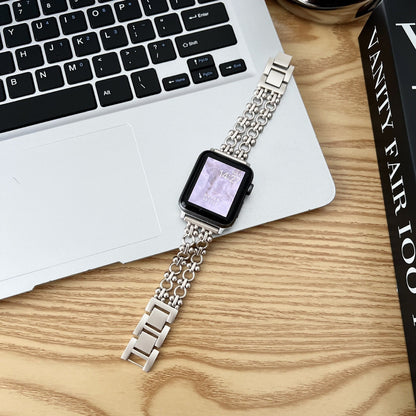 Rynx | New Chinese metal circle watch double chain