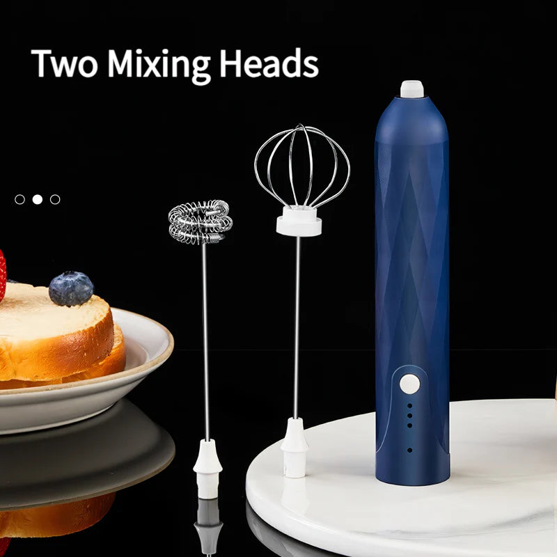 Rynx | 3-speed USB rechargeable hand mixer & milk frother