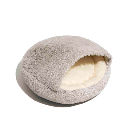 RYNX | Plush Semi-Enclosed Pet Nest Pita Bed For Dogs