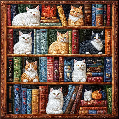 Rynx | Cat and Book Quilt