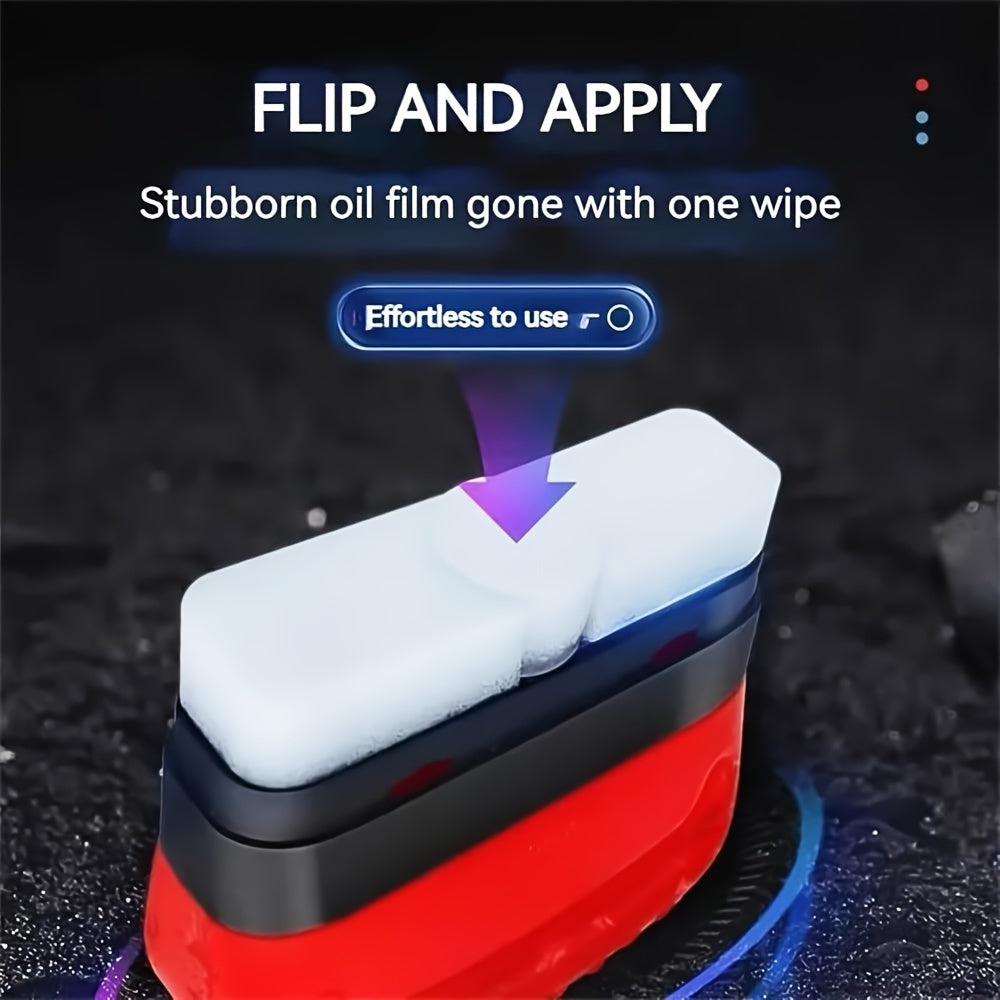 Rynx | 2024 New Windshield Glass Cleaning Brush - Multipurpose Oil and Fog Remover | Strong Coating for Rain-Resistant Shine