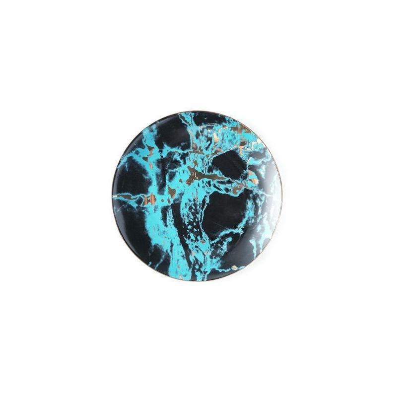 Rynx | 8/10 Inch Marble Ceramic Dinner Plates