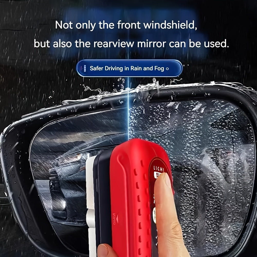 Rynx | 2024 New Windshield Glass Cleaning Brush - Multipurpose Oil and Fog Remover | Strong Coating for Rain-Resistant Shine