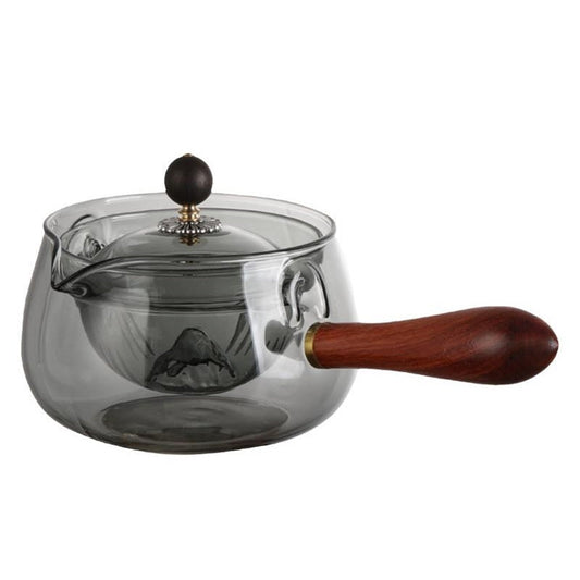 Rynx | Rotary-glass-teapot with infuser.