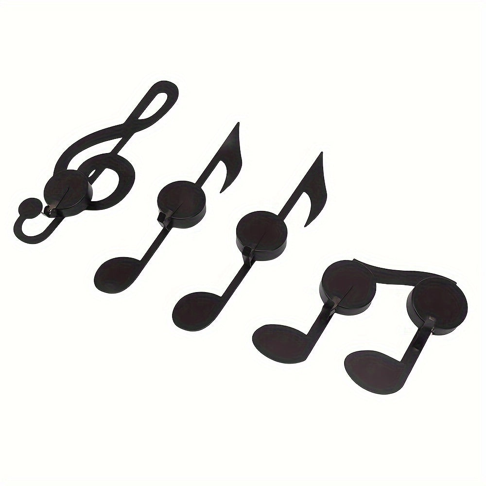Rynx | Musical Notes Wall Candelabra Set - Metal Wall Decoration for Creative Candle Holders