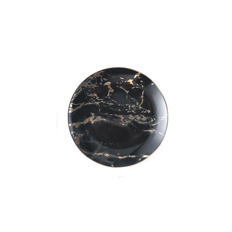 Rynx | 8/10 Inch Marble Ceramic Dinner Plates