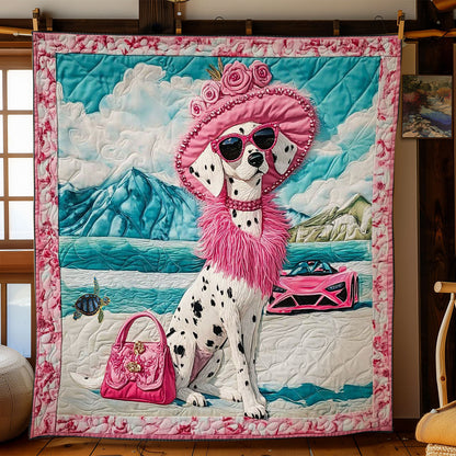 Rynx | Posh Dalmatian Quilted Blanket