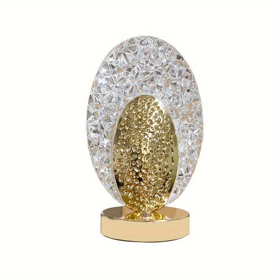 Rynx | FeatherLamp - USB Touch Table Lamp with Peacock Feather Design, Infinite Dimmable LED Light