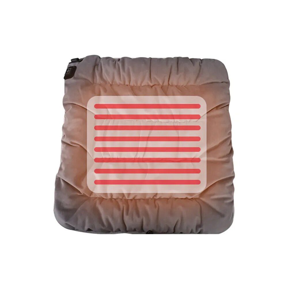 Rynx | 3-Level Adjustable Electric Heating Pad - Comfortable Body Warmer for Chair and Car