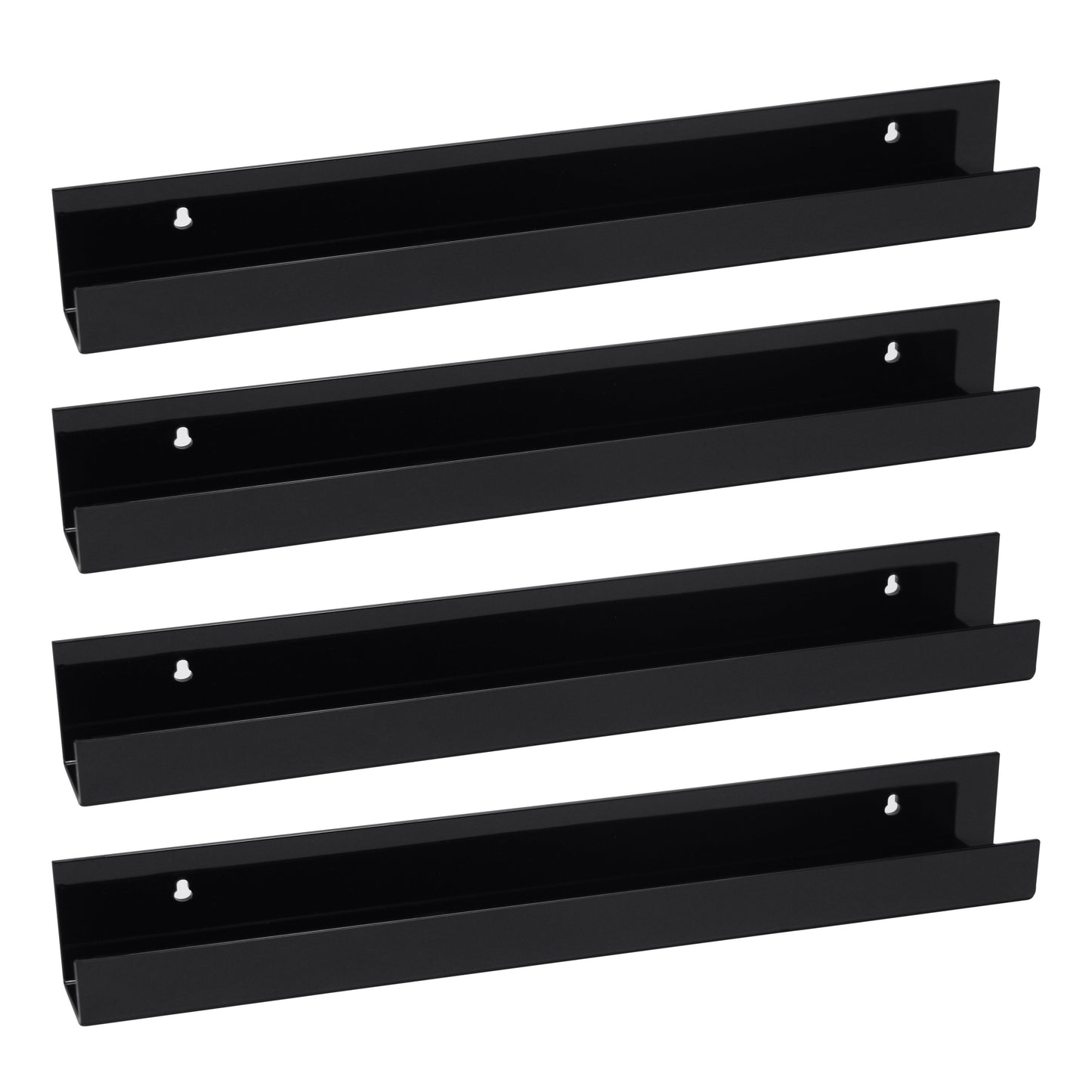 Rynx | AcrylicClear - Floating Transparent Storage Shelves for Bedroom, Living Room & Bathroom