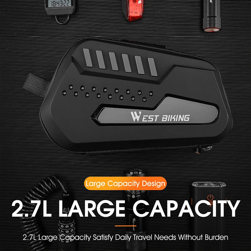 Rynx | Waterproof hard shell bike saddle bag with quick release