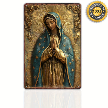 Rynx | GuadalupeSign - Vintage Virgin of Guadalupe Metal Sign