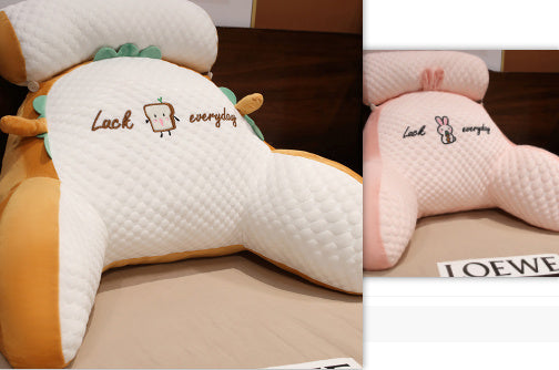 Rynx | Soft fluffy triangular reading pillow