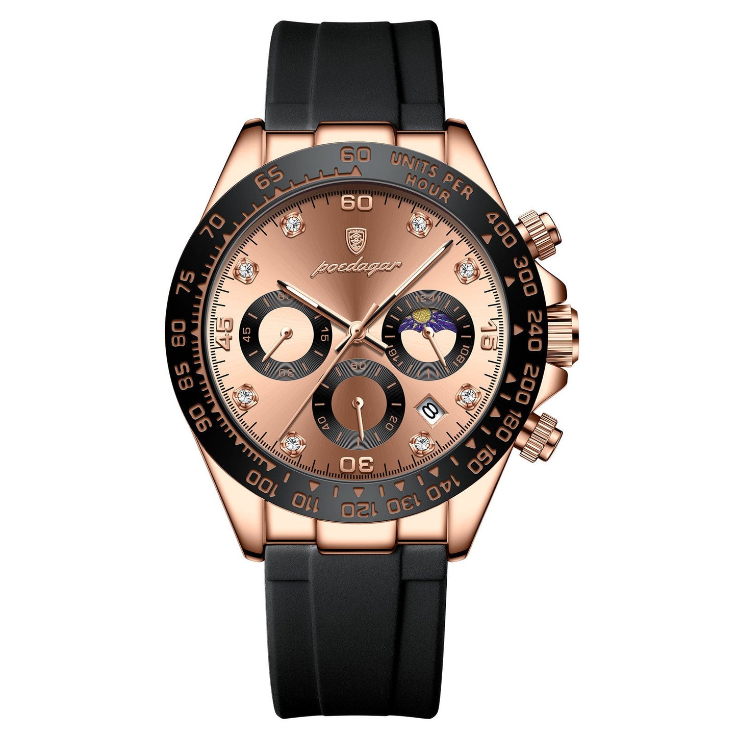 Rynx | Men's Multi-functional Fashionable Waterproof Quartz Watch