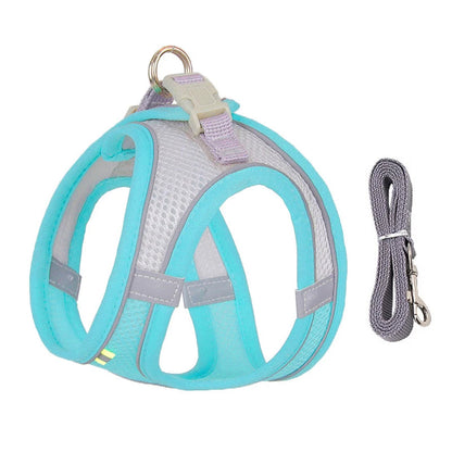 Rynx | Adjustable Summer Mesh Harness and Leash Set for Small Dogs and Cats