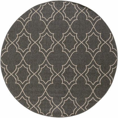 Rynx | Black modern farmhouse outdoor rug