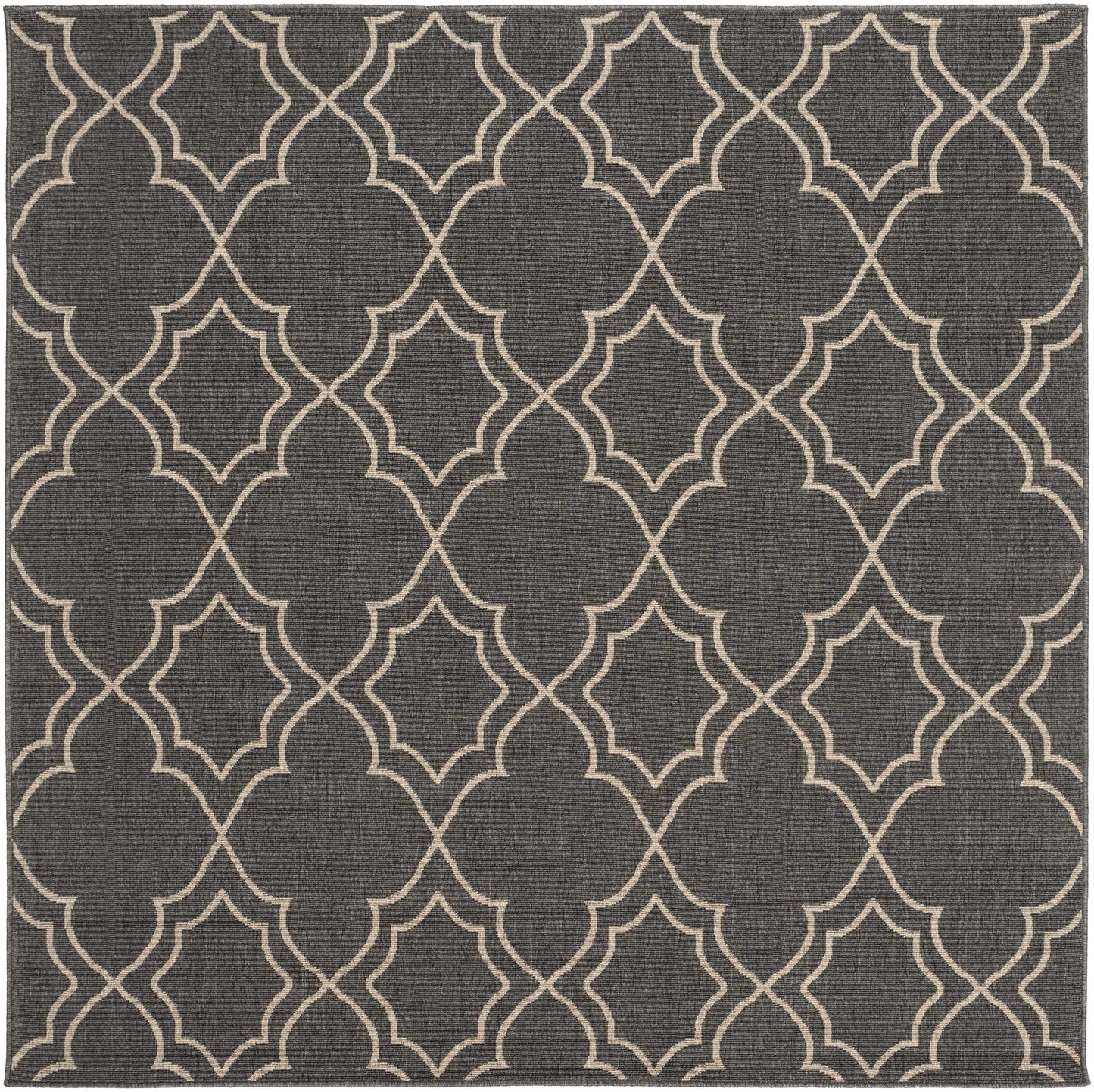 Rynx | Black modern farmhouse outdoor rug