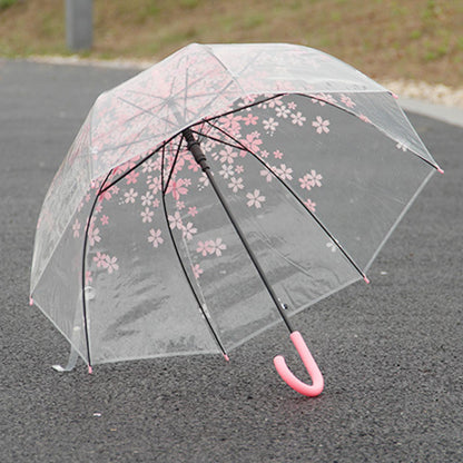 Rynx | Chic Japanese inspired pink cherry blossom bubble umbrella for women