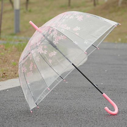 Rynx | Chic Japanese inspired pink cherry blossom bubble umbrella for women
