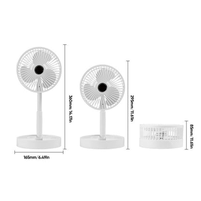 Rynx | Rechargeable Foldable Telescopic Table Fan