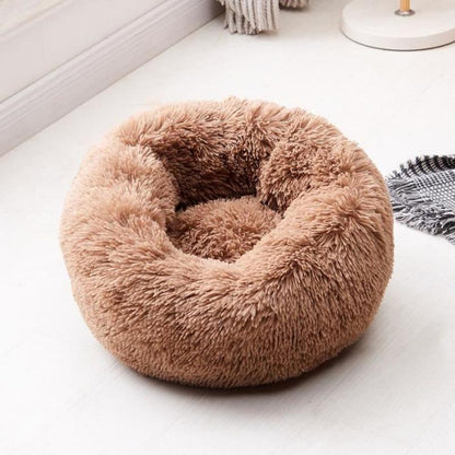 Rynx | PawNest Calming Donut Cat Bed | Round Plush Nest | Stress-Reducing & Cozy | Perfect for Cats & Small Dogs