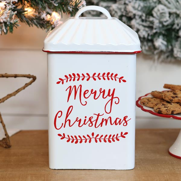 Rynx | Enamel "Merry Christmas" Canister