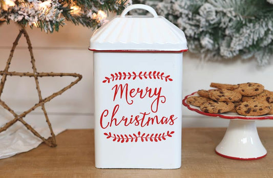 Rynx | Enamel "Merry Christmas" Canister
