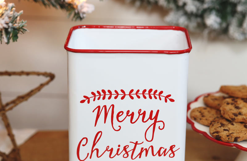 Rynx | Enamel "Merry Christmas" Canister