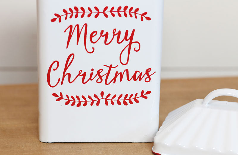 Rynx | Enamel "Merry Christmas" Canister