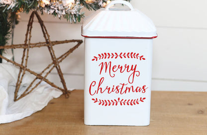 Rynx | Enamel "Merry Christmas" Canister