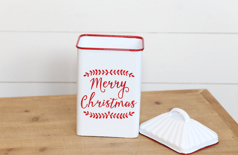 Rynx | Enamel "Merry Christmas" Canister