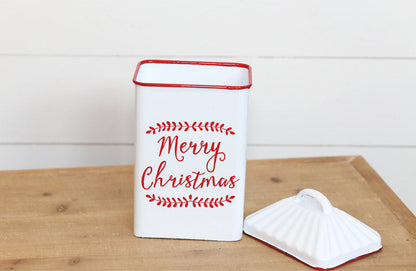 Rynx | Enamel "Merry Christmas" Canister