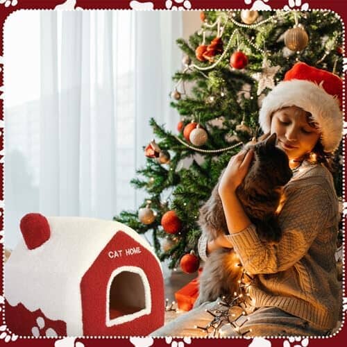 Rynx | Christmas Cat Bed Cave House