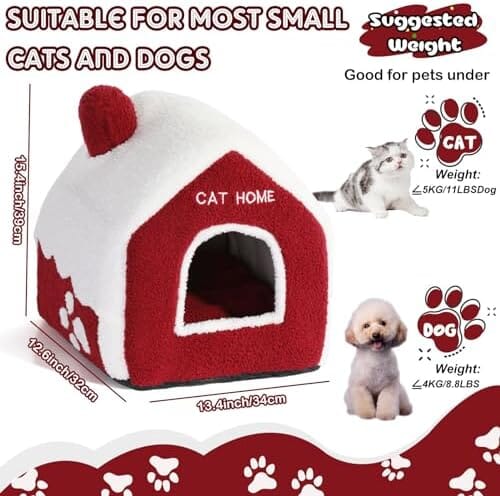 Rynx | Christmas Cat Bed Cave House