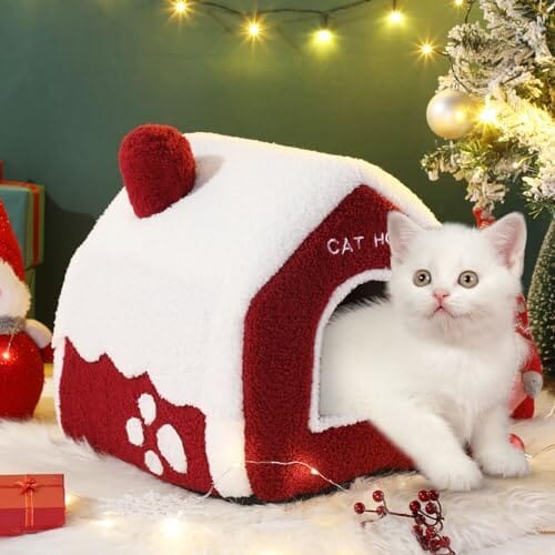 Rynx | Christmas Cat Bed Cave House