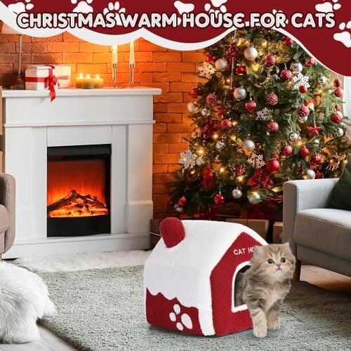 Rynx | Christmas Cat Bed Cave House
