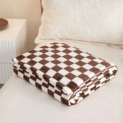 Rynx | Classic Checkered Pattern Sofa Blanket