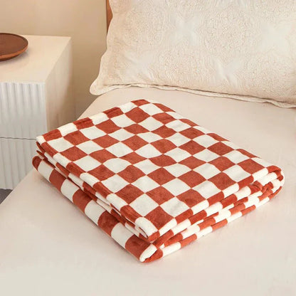 Rynx | Classic Checkered Pattern Sofa Blanket