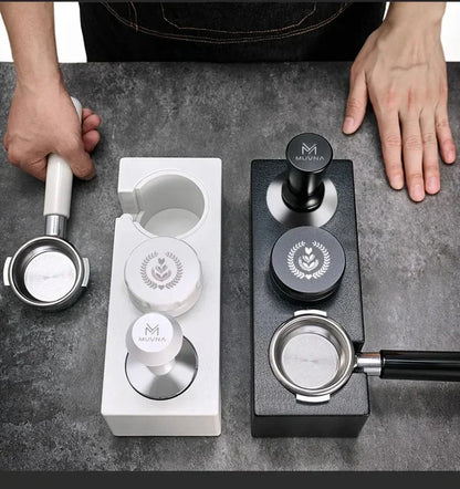Rynx | Adjustable Portafilter Holder - Coffee Tamper Station For Perfect Extraction