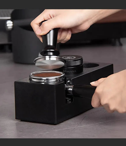 Rynx | Adjustable Portafilter Holder - Coffee Tamper Station For Perfect Extraction