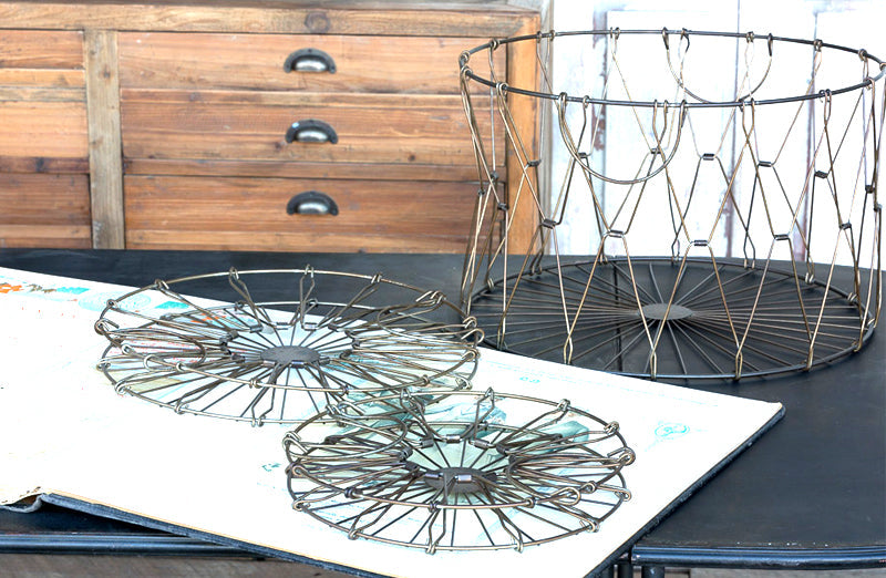 Rynx | Collapsible wire baskets set of 3
