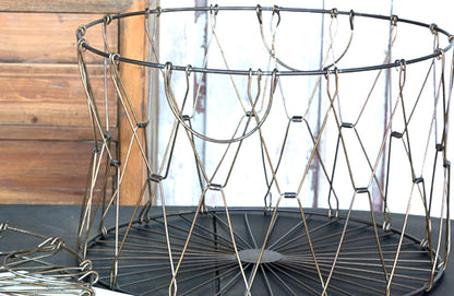 Rynx | Collapsible wire baskets set of 3